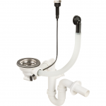 Plautuvės ventilis su sifonu ekscentrinis