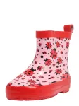 PLAYSHOES Guminiai batai rožių spalva / &scaron;viesiai raudona / juoda