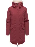 Ragwear Žieminė parka 'Coogle' vyno raudona spalva