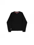 ALPHA INDUSTRIES Megztinis be užsegimo juoda / balta