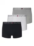 Tommy Hilfiger Underwear Boxer trumpikės tamsiai mėlyna / margai pilka / juoda / balta