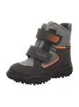SUPERFIT Sniego batai 'HUSKY' akmens / &scaron;viesiai oranžinė / juoda