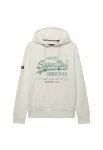 Superdry & Co Megztinis be užsegimo 'CLASSIC' nefrito spalva / balta