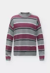HOLLISTER Megztinis pilka / &scaron;viesiai pilka / burgundi&scaron;ko vyno spalva / juoda