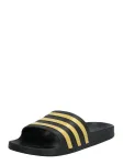 ADIDAS ORIGINALS &Scaron;lepetės 'Adilette Aqua' žaliosios citrinos spalva / juoda