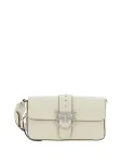 PINKO Rankinė 'Love One Slouchy Zip Classic V' balta