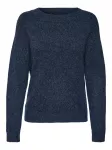 VERO MODA Megztinis 'VMDoffy' tamsiai mėlyna