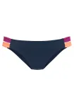 LASCANA ACTIVE Bikinio kelnaitės nakties mėlyna / purpurinė / koralų splava