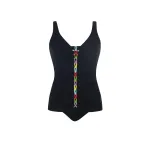 SUNFLAIR Tankinis &scaron;viesiai mėlyna / obuolių spalva / purpurinė / juoda