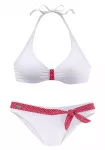 BUFFALO Bikinis rožinė / balta