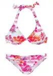 VENICE BEACH Bikinis mi&scaron;rios spalvos / balta