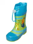PLAYSHOES Guminiai batai 'Freunde f&uuml;r Immer' turkio spalva / žaliosios citrinos spalva / kivių spalva / tamsiai oranžinė / juoda