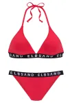 Elbsand Bikinis raudona / juoda / balta