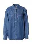 LEVI'S &reg; Palaidinė 'Teodora Western Shirt' tamsiai (džinso) mėlyna