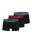 Tommy Hilfiger Underwear Boxer trumpikės safyro / smaragdinė spalva / karmino raudona / juoda