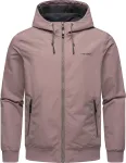 Ragwear Demisezoninė striukė 'Perci' rausvai pilka / juoda