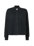 Nike Sportswear Demisezoninė striukė juoda / balta