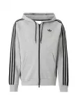 ADIDAS ORIGINALS Džemperis 'Adicolor' margai pilka / juoda