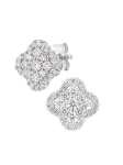 DIAMANT LETERNEL Auskarai 'Ohrringe aus 375 Wei&szlig;gold mit Diamant' sidabrinė