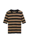 s.Oliver BLACK LABEL Megztinis brokato spalva / juoda
