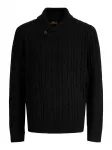 Jack & Jones Premium Megztinis 'JPRBLUCALLUM' juoda