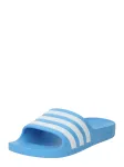 ADIDAS SPORTSWEAR Atviri batai 'Adilette Aqua' azuro spalva / balta