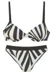FRENCH CONNECTION Bikinis juoda / balta