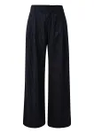 s.Oliver Klostuotos kelnės tamsiai mėlyna jūros spalva / balta
