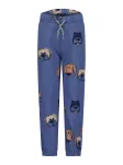 BLUE SEVEN Kelnės tamsiai (džinso) mėlyna / tamsiai mėlyna / &scaron;viesiai ruda / &scaron;viesiai pilka