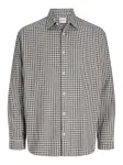 JACK & JONES Mar&scaron;kiniai 'JJCarter' pilka / juoda / balk&scaron;va