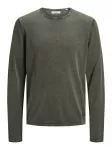 JACK & JONES Megztinis 'Leo' alyvuogių spalva