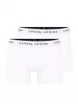 Casual Friday Boxer trumpikės 'Norh' juoda / balta