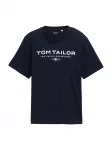 TOM TAILOR Mar&scaron;kinėliai tamsiai mėlyna / balta