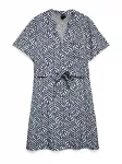 VERO MODA Palaidinės tipo suknelė 'VMJosie' kremo / tamsiai mėlyna jūros spalva