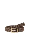TOMMY HILFIGER Diržas ruda / pastelinė žalia
