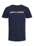 JACK & JONES Mar&scaron;kinėliai 'Essentials' tamsiai mėlyna / oranžinė / balta