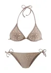 JETTE Bikinis tamsi smėlio