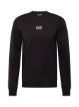 EA7 Emporio Armani Megztinis be užsegimo juoda / balta