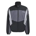 ADIDAS ORIGINALS Demisezoninė striukė 'Santiago' tamsiai pilka / juoda / balta