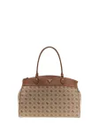 GUESS Rankinė 'Melinda Logo Deluxe' ruda