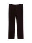 TOMMY HILFIGER &bdquo;Chino&ldquo; stiliaus kelnės 'DENTON' tamsiai ruda