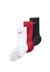 NIKE Kojinės raudona / juoda / balta