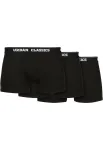 Urban Classics Boxer trumpikės juoda / balta