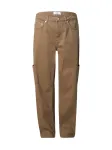 DAN FOX APPAREL Darbinio stiliaus džinsai 'Bennet' &scaron;viesiai ruda