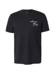 Calvin Klein Jeans Mar&scaron;kinėliai 'Logo Graphic' pastelinė mėlyna / juoda / balta