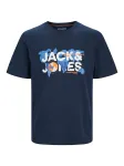 JACK & JONES Mar&scaron;kinėliai 'JCODust' mėlyna / tamsiai mėlyna / oranžinė / balta