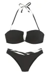 FRENCH CONNECTION Bikinis juoda / balta
