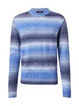 INDICODE JEANS Megztinis mėlyna / tamsiai mėlyna jūros spalva / balta