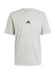 ADIDAS SPORTSWEAR Sportiniai mar&scaron;kinėliai 'Essentials' margai pilka / juoda