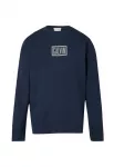 Calvin Klein Jeans Megztinis be užsegimo tamsiai mėlyna / pilka